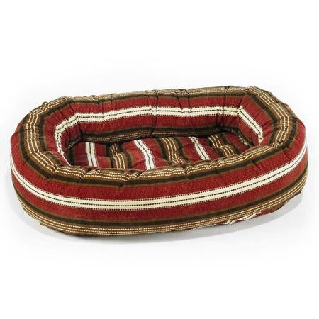Bowser Stripe Donut Dog Bed