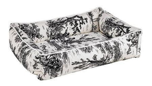 Onyx Toile Urban Lounger Dog Bed
