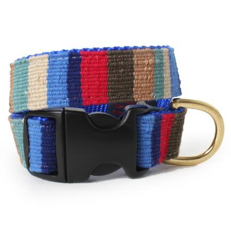 Woven Colorblock Dog Collar