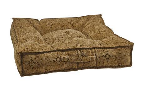 Pecan Filigree Piazza Dog Bed
