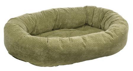 Green Apple Donut Dog Bed