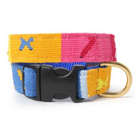 Woven Starry Day Dog Collar