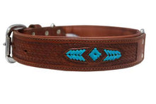 Load image into Gallery viewer, Sierra Rawhide Weave Leather Dog Collar
