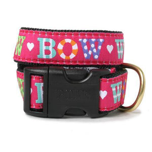 Pink Bow Wow Dog Collar