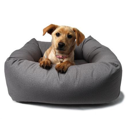 Shadow Microvelvet Dutchie Dog Bed