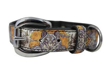 Load image into Gallery viewer, Wolf Den Inked Leather Dog Collar
