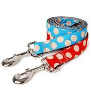 Thick Tan Dots Dog Leash
