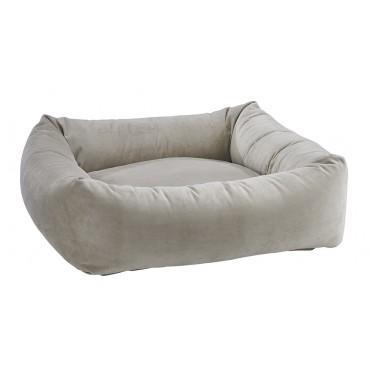 Almond Microvelvet Dutchie Dog Bed