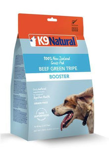 K9 Natural Freeze Dried Raw Beef Green Tripe Booster Dog SuperFood