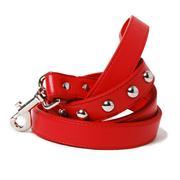 Studded Faux Leather Dog Leash