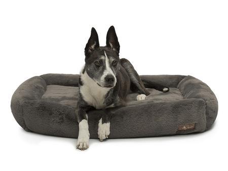 Mink Grey Memory Foam Cuddler Dog Bed