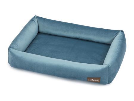 Jewel Plush Velour Memory Foam Cuddler Dog Bed