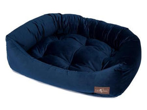 Royale Plush Velour Napper Dog Bed