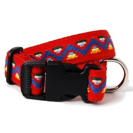 Zig Zag Woven Dog Collar