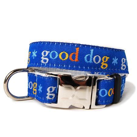 Good Dog Blue Dog Collar