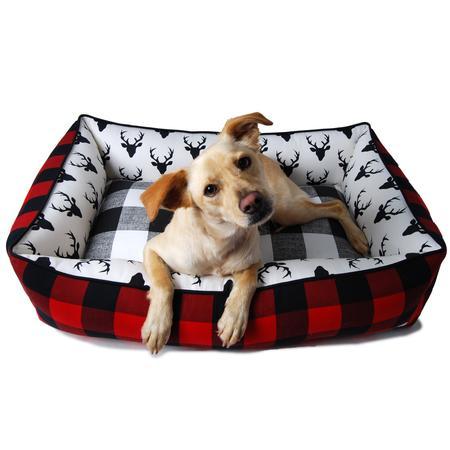 Woodsman Reversible Snuggler Dog Bed