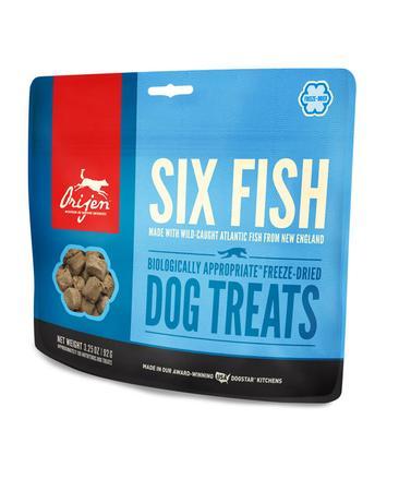 Orijen USA Made Freeze Dried Six Fish Dog Treats