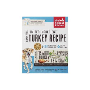 Honest Kitchen Turkey Limited Ingredient Dehydrated Raw Dog Food