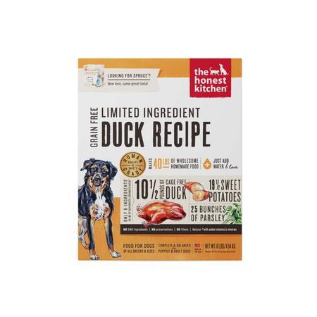 Honest Kitchen Duck Limited Ingredient Dehydrated Raw Dog Food