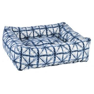 Shibori Microvelvet Dutchie Dog Bed