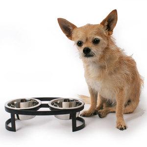 Oval Base Black Feeder