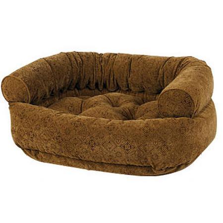 Double Donut Dog Bed - Pecan Filigree