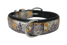 Load image into Gallery viewer, Wolf Den Inked Leather Dog Collar
