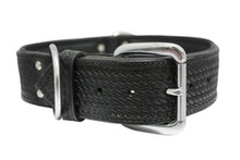 Load image into Gallery viewer, Santa Fe Basket Weave Leather Dog Collar
