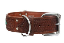 Load image into Gallery viewer, Sierra Rawhide Weave Leather Dog Collar
